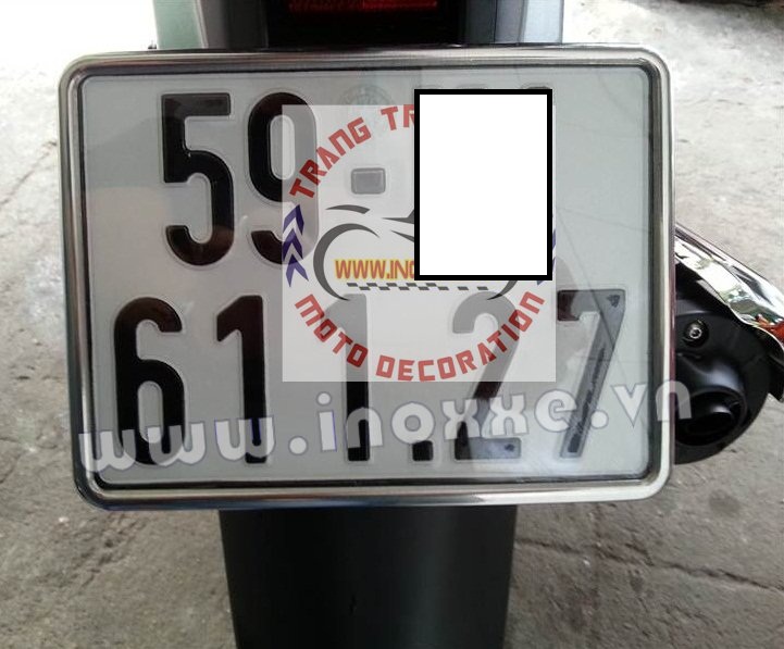Ốp bảng số inox cao cấp